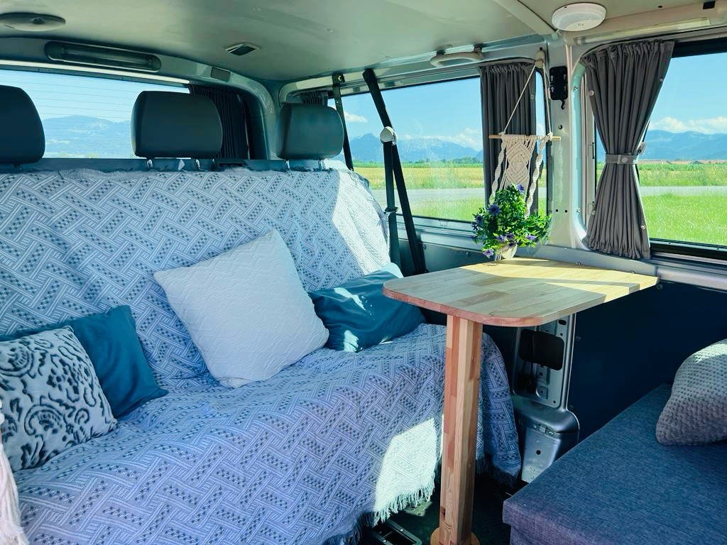 VW T5 doppellagig Gardinen Set 5 Fenster