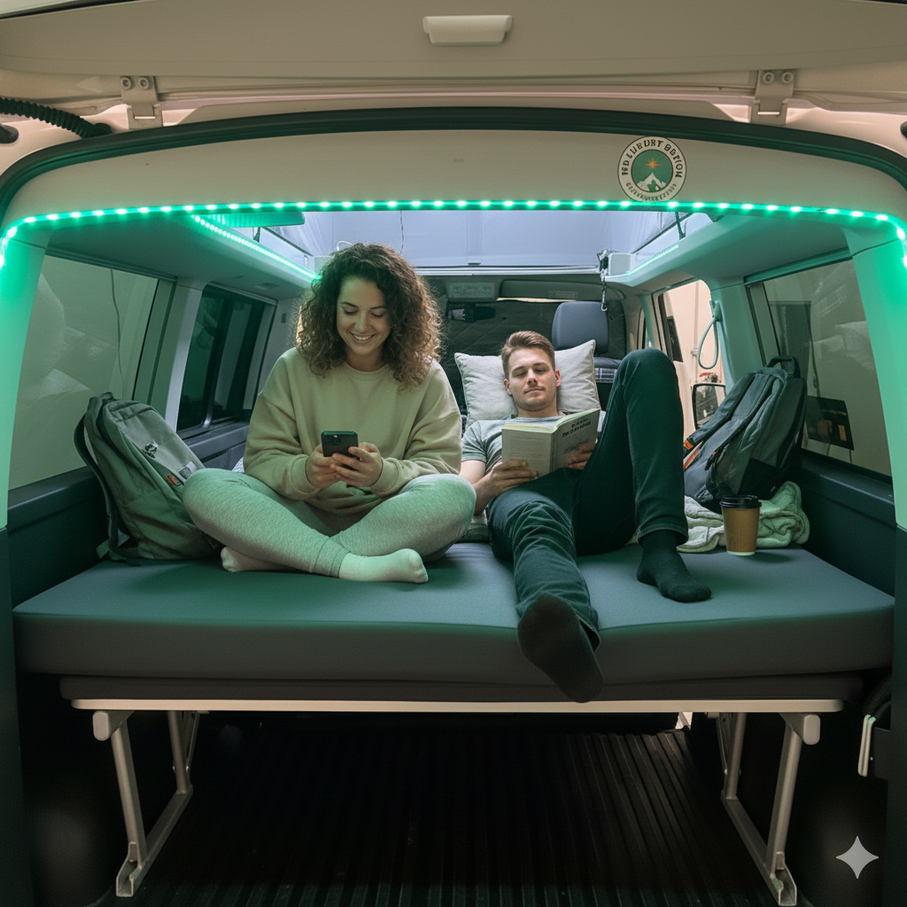 Klappmatratze für VW T5, T6 und T6.1