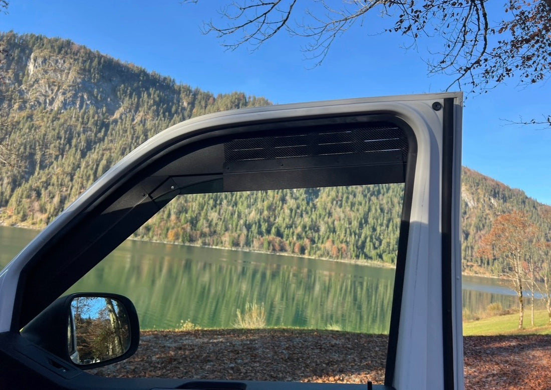 MB Luxury Design Lüftungsgitter Set passend für Crosscamp Flex und Crosscamp Lite (ab 2019) auf Opel und Toyota Basis inkl. Insektenschutz.