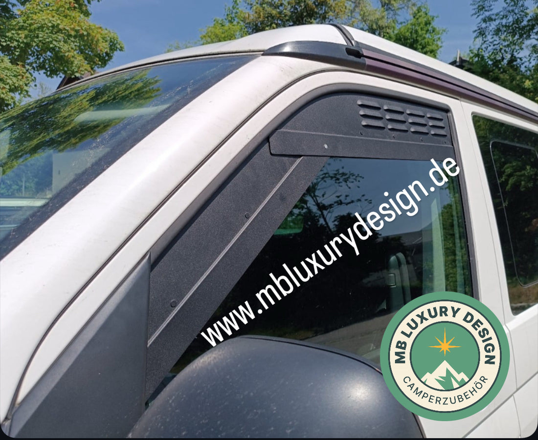 VW T5 T6 T6.1 Lüftungsgitter Schiebefenster Fahrertür Belüftung Camper