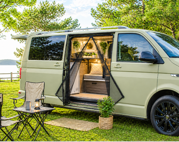 VW T5 T6 T6.1 Moskitonetz Schiebetür rechts (2003-heute) - Multivan Caravelle Transporter California