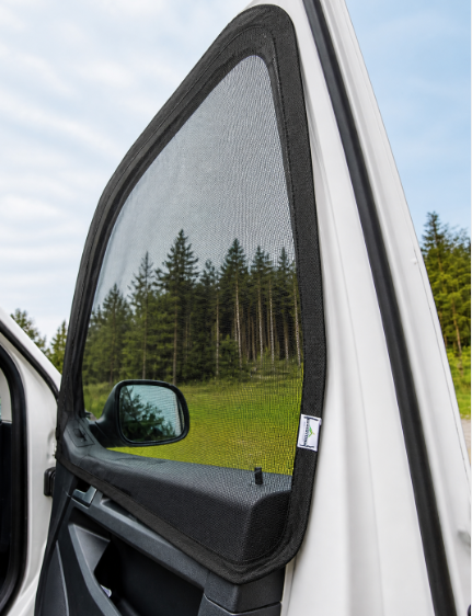 Moskitonetz Fahrerhaus passend für VW T5 T6 T6.1 (2003-heute) – Fahrerfenster & Beifahrerfenster