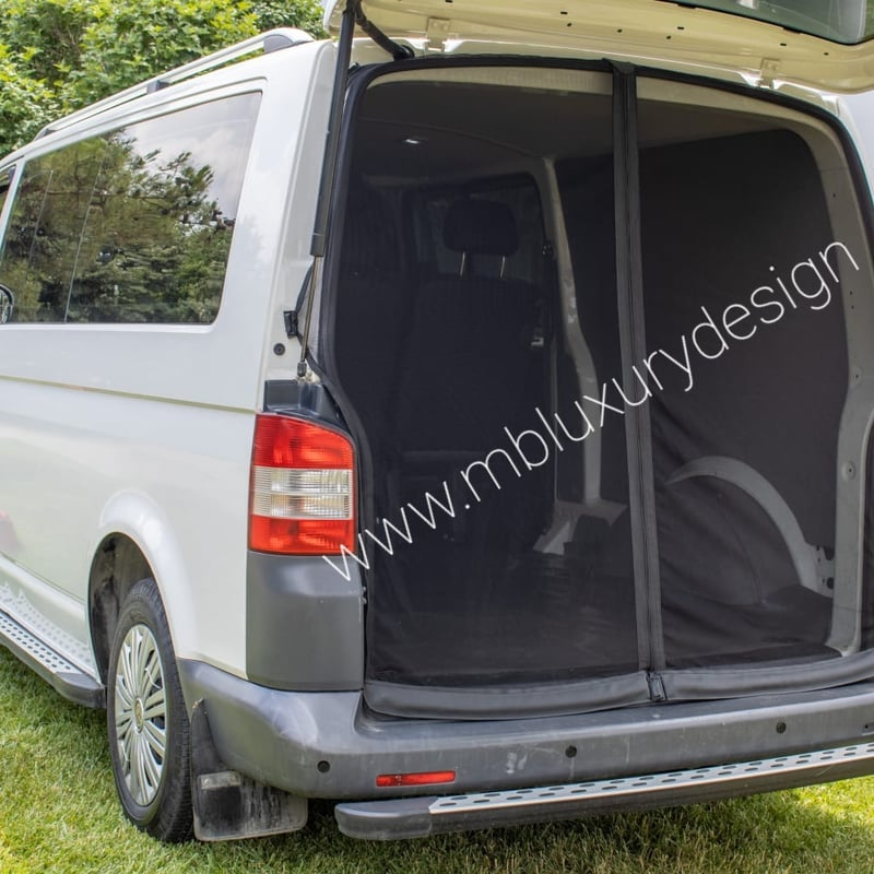 VW Bus T6 Magnet Moskitonetz / Insektenschutz Heckklappe, schwarz