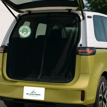 VW ID.Buzz 2022-2024 Magnet Moskitonetz / Insektenschutz Heckklappe, schwarz