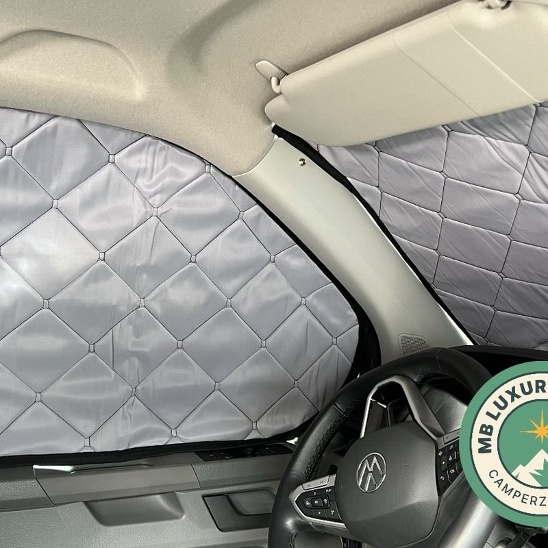 VW T7 / FORD CUSTOM ab 2023 Magnet ISO-Matte / Thermomatte Cockpit-Set inkl. Tasche