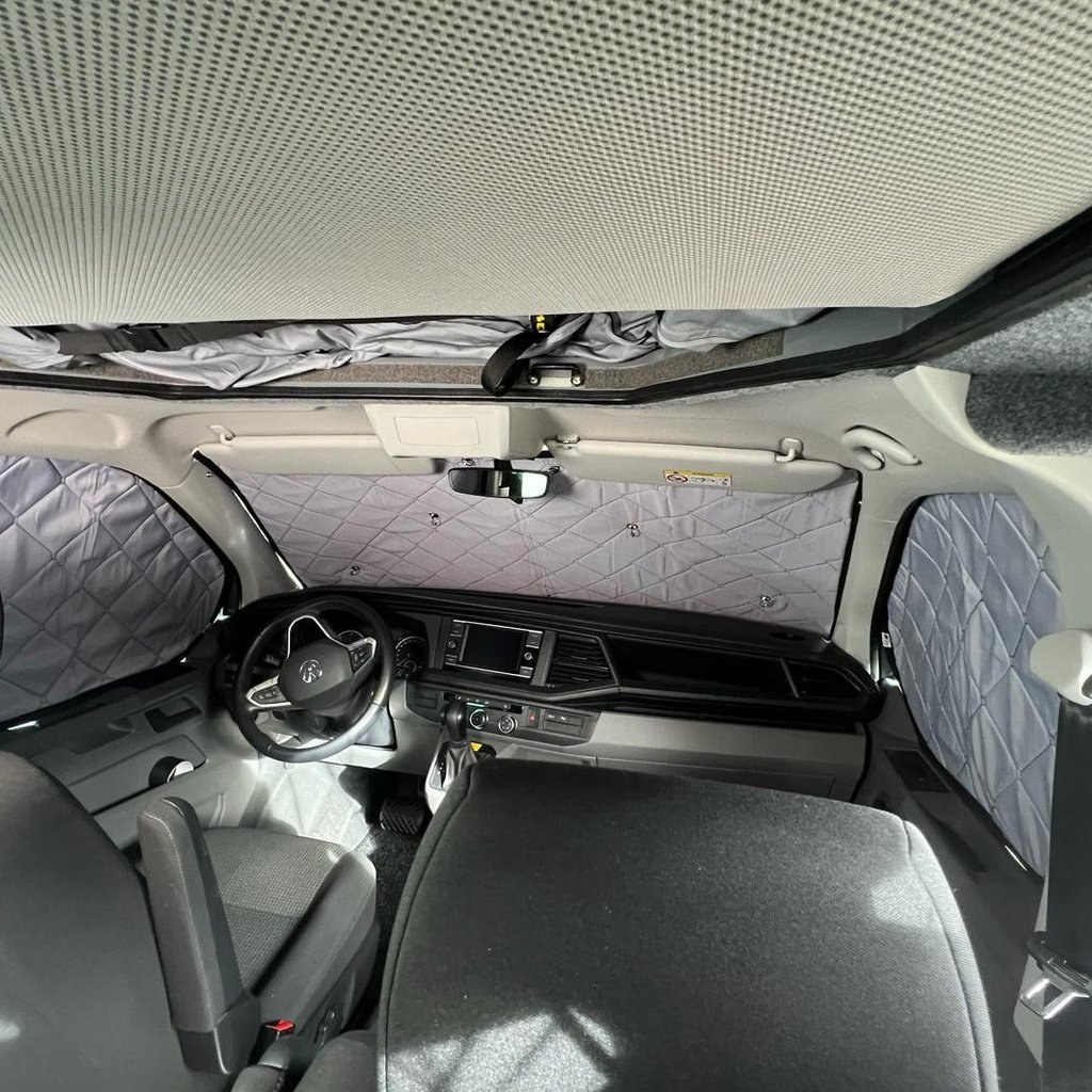 VW T7 / FORD CUSTOM ab 2023 Magnet ISO-Matte / Thermomatte Cockpit-Set inkl. Tasche